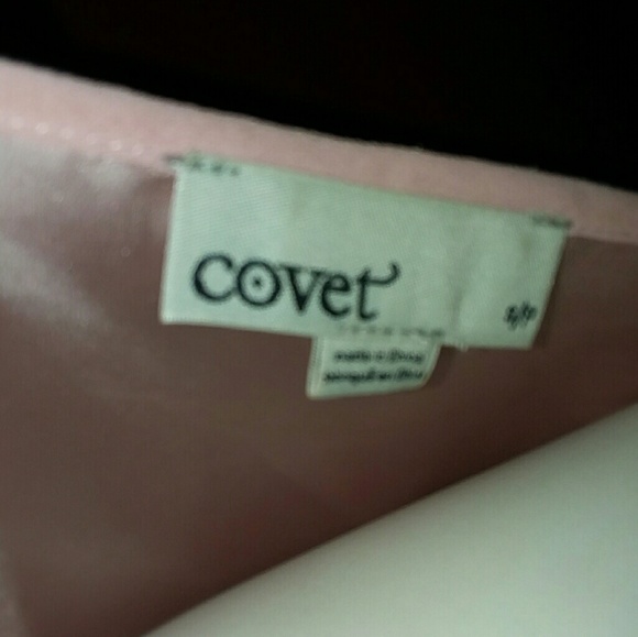 BEAUTIFUL BLUSH AND FLORAL DRESS - Picture 4 of 5